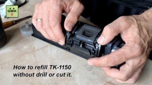 Kyocera TK-1150 refill without drilling