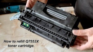 HP Q7553X toner refill