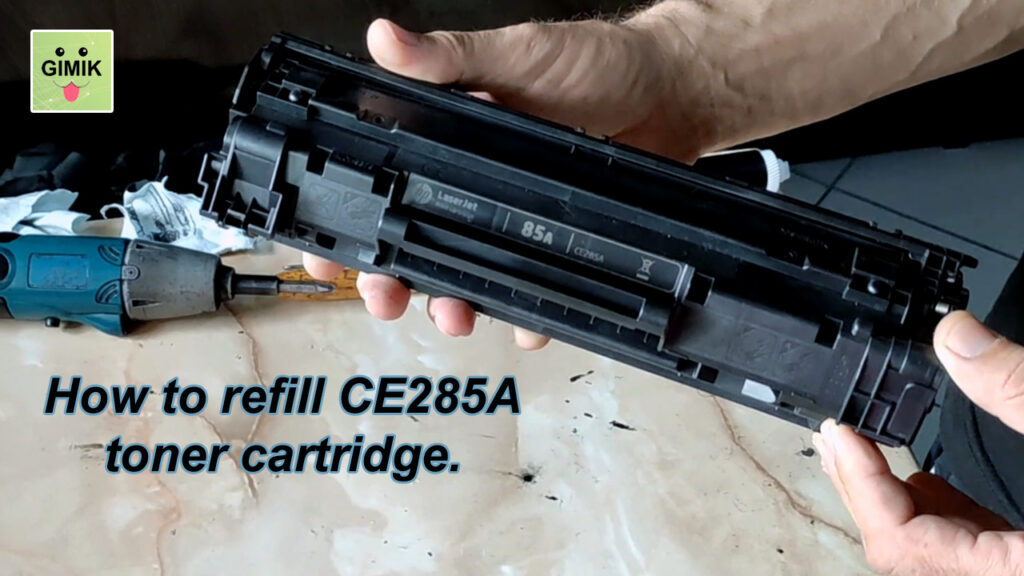 HP CE285A toner refill