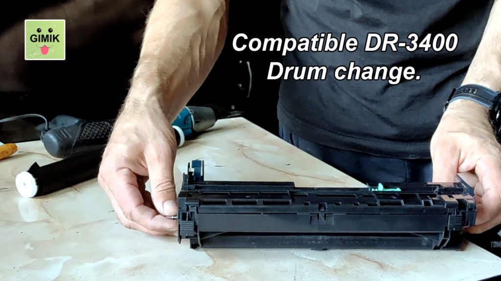 Brother DR-3400 drum replacement
