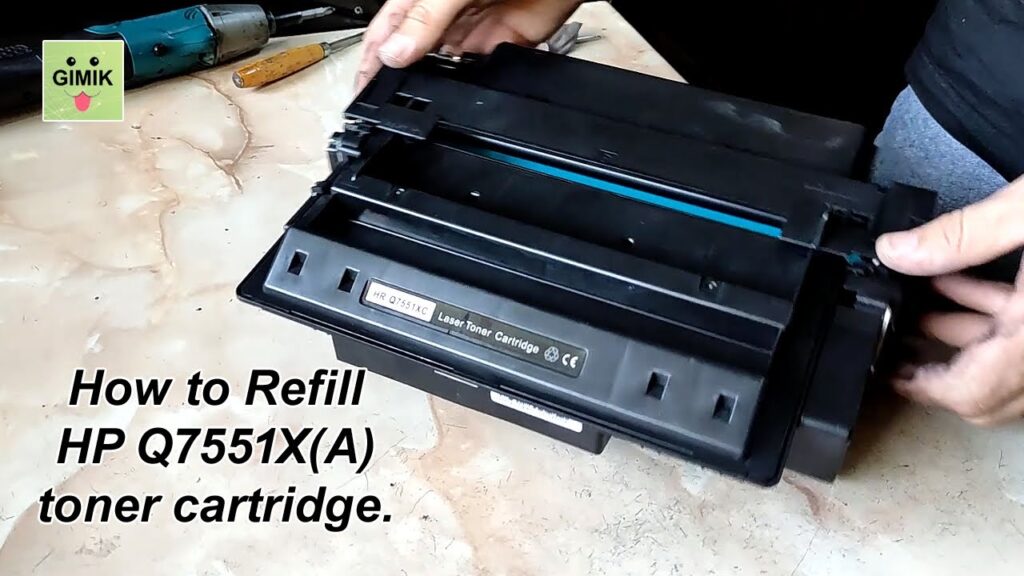 HP Q7551X toner refill