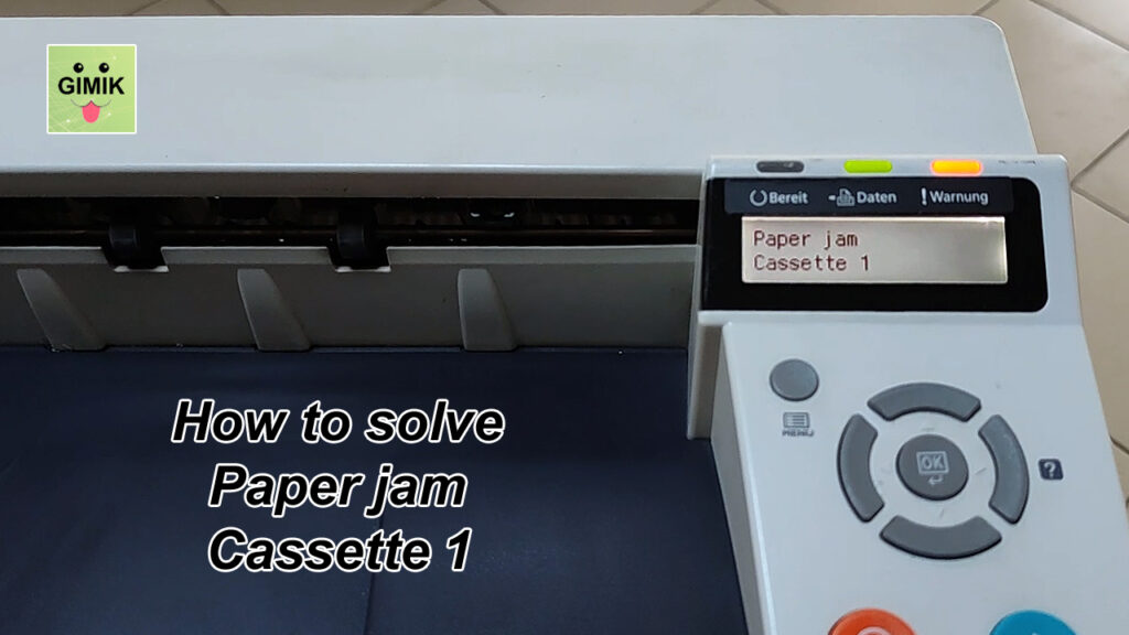 Paper Jam Cassette 1