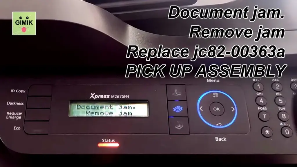 Samsung Document Jam ADF