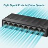 8-портов Gigabit настолен комутатор TP-Link LS1008G - Image 4