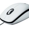 Мишка, Logitech M100 Бяла - Image 3