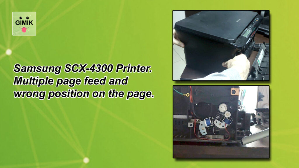 Samsung SCX-4300 Paper Jam
