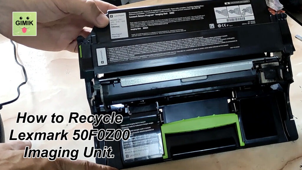 Lexmark 50F0Z00 imaging unit recycling