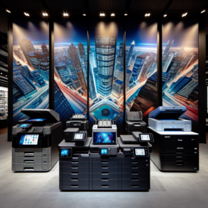 Comparison chart of Canon vs. Fujifilm vs. Kyocera vs. Konica Minolta printers