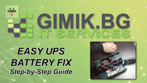 Professional battery replacement in an APC Back-UPS BX750MI unit.