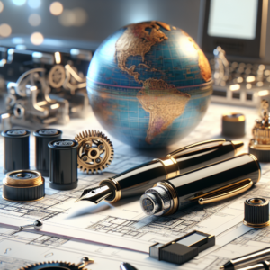 Kingway Starink compatible inkjet cartridges for Brother printers on a professional tech background