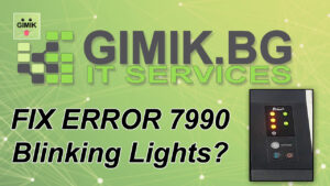 Kyocera P2235dn blinking lights